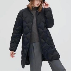 Uniqlo | Ultra light down quilted puffer long liner S